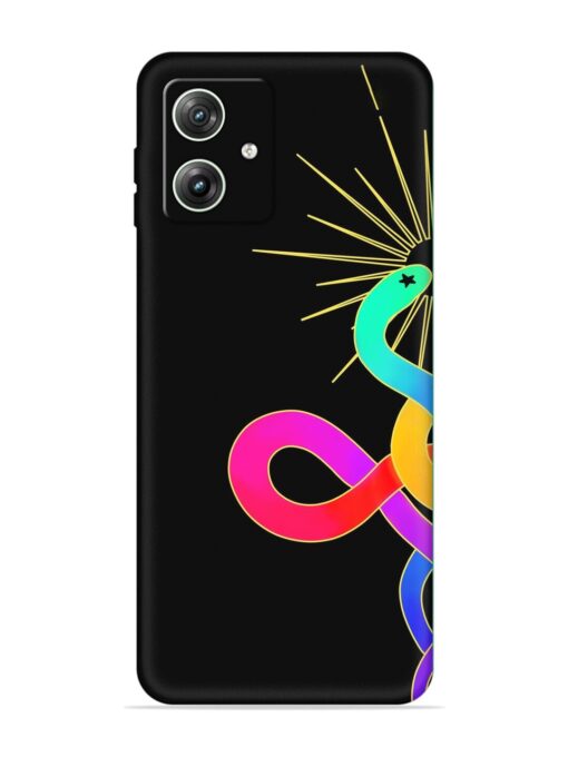 Art Geometric Abstraction Embossed Soft Silicone Case for Motorola Moto G64 (5G) Zapvi