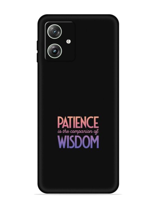 Patience Is The Embossed Soft Silicone Case for Motorola Moto G64 (5G) Zapvi