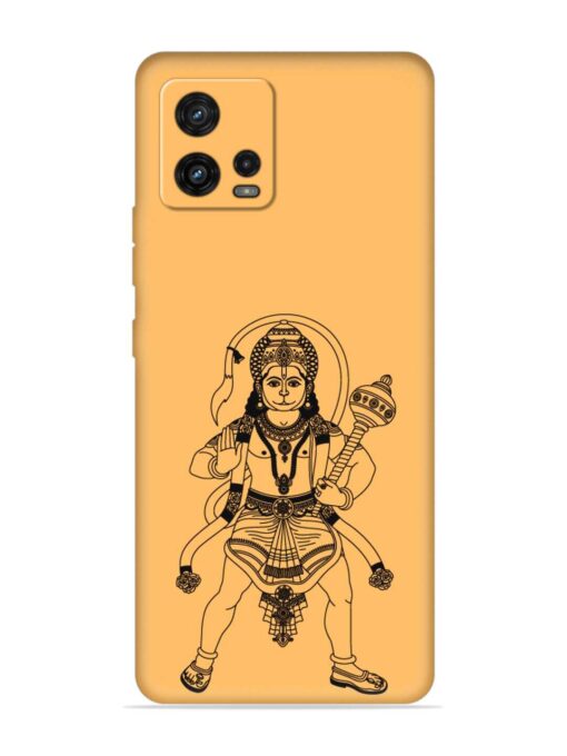 Indian God Hanuman Embossed Soft Silicone Case for Motorola Moto G72 Zapvi