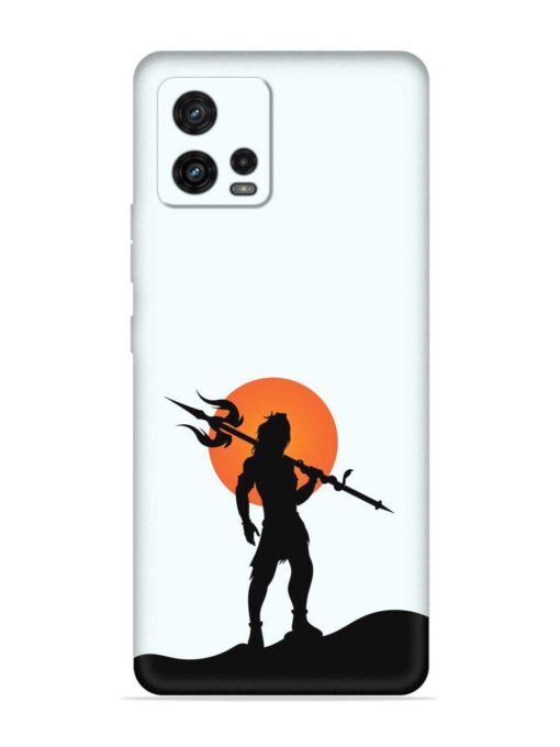 Lord Mahadev Trendy Embossed Soft Silicone Case for Motorola Moto G72 Zapvi