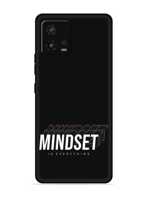 Mindset Everything Slogan Embossed Soft Silicone Case for Motorola Moto G72 Zapvi