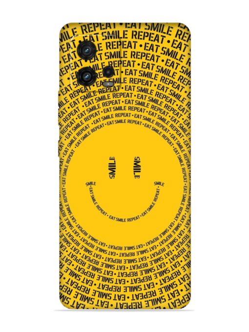 Smiley Embossed Soft Silicone Case for Motorola Moto G72 Zapvi