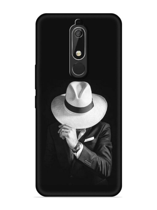 Men Under Hat Embossed Soft Silicone Case for Nokia 5.1 Zapvi