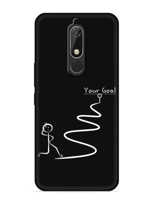 Your Goal Embossed Soft Silicone Case for Nokia 5.1 Zapvi