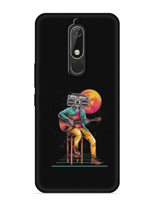 Minimalist Music Embossed Soft Silicone Case for Nokia 5.1 Zapvi