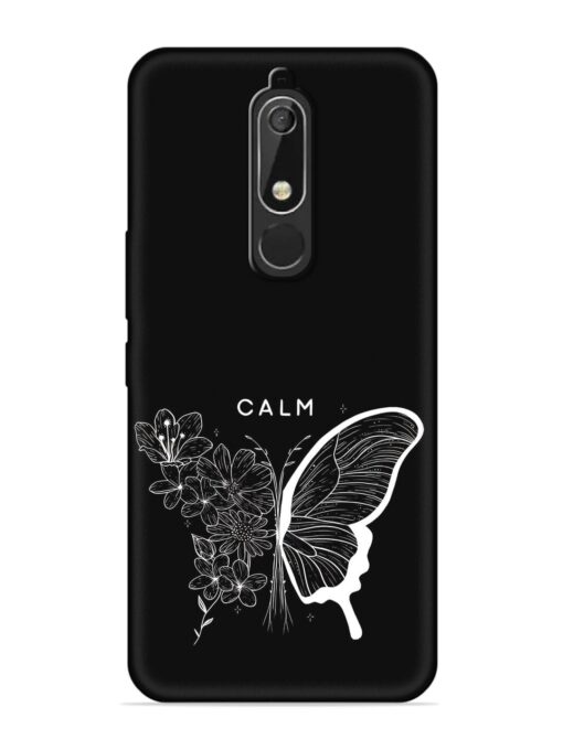 Calm Embossed Soft Silicone Case for Nokia 5.1 Zapvi