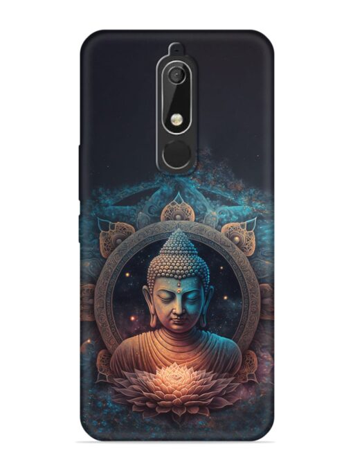 Gautam Buddha Embossed Soft Silicone Case for Nokia 5.1 Zapvi