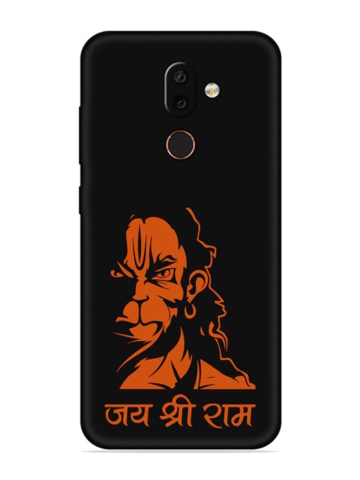 Angry Hanuman Embossed Soft Silicone Case for Nokia 7 Zapvi