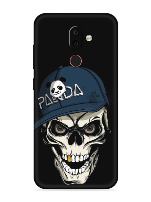 Panda Skull Embossed Soft Silicone Case for Nokia 7 Zapvi