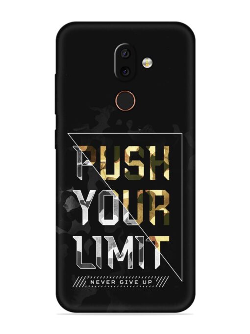 Push Your Limits Embossed Soft Silicone Case for Nokia 7 Zapvi