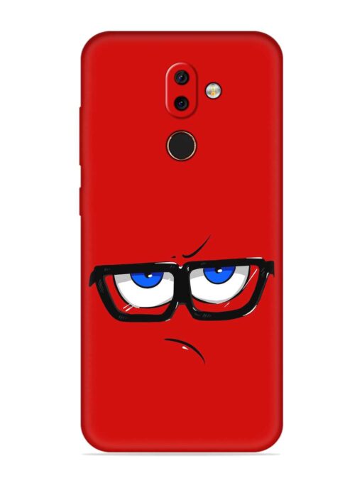 Rad Angry Face Embossed Soft Silicone Case for Nokia 7 Zapvi