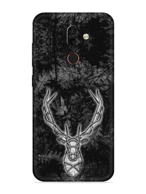 Ancient Deer Embossed Soft Silicone Case for Nokia 7 Zapvi