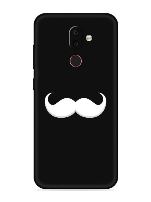 Mustache Vector Embossed Soft Silicone Case for Nokia 7 Zapvi