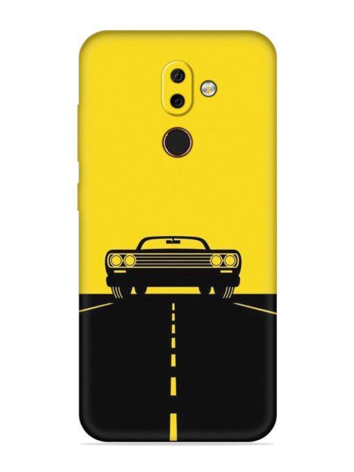 Classic Car Embossed Soft Silicone Case for Nokia 7 Zapvi