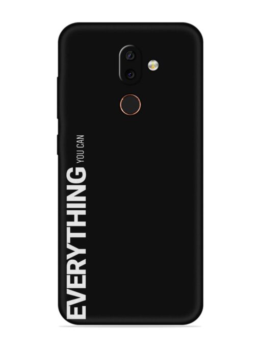 Everything You Can Embossed Soft Silicone Case for Nokia 7 Zapvi