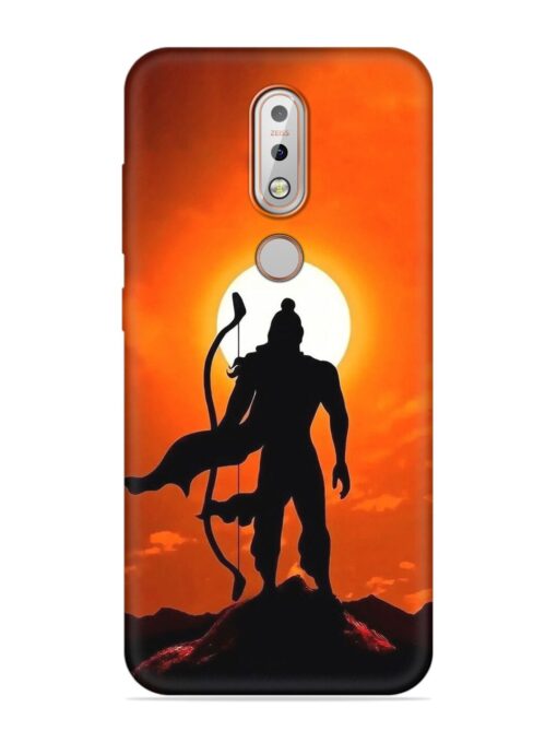 Shree Ram Embossed Soft Silicone Case for Nokia 7.1 Zapvi