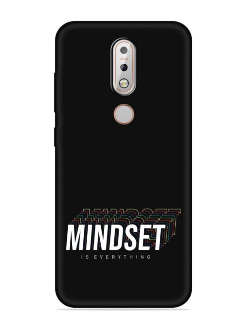 Mindset Everything Slogan Embossed Soft Silicone Case for Nokia 7.1 Zapvi