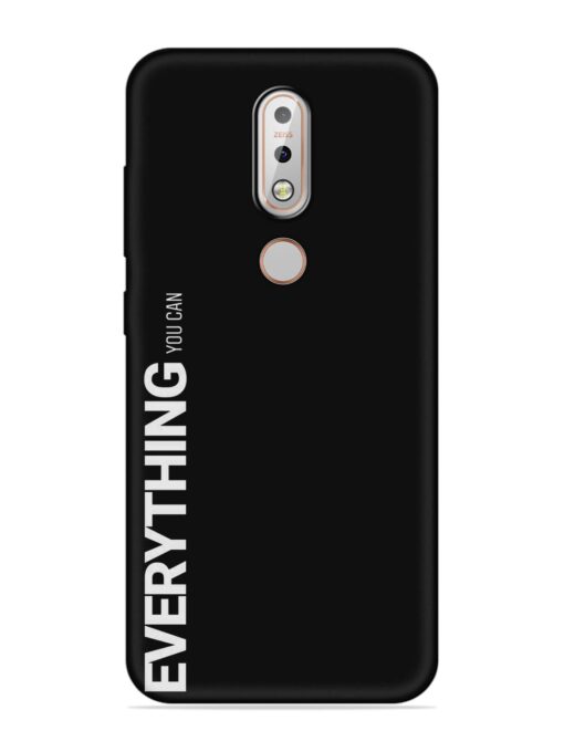 Everything You Can Embossed Soft Silicone Case for Nokia 7.1 Zapvi