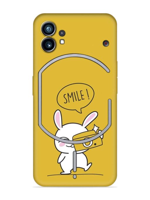 Hey Smile Please Embossed Soft Silicone Case for Nothing Phone 1 Zapvi