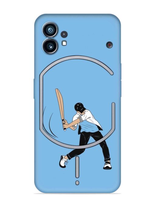 Cricket Gully Boy Embossed Soft Silicone Case for Nothing Phone 1 Zapvi