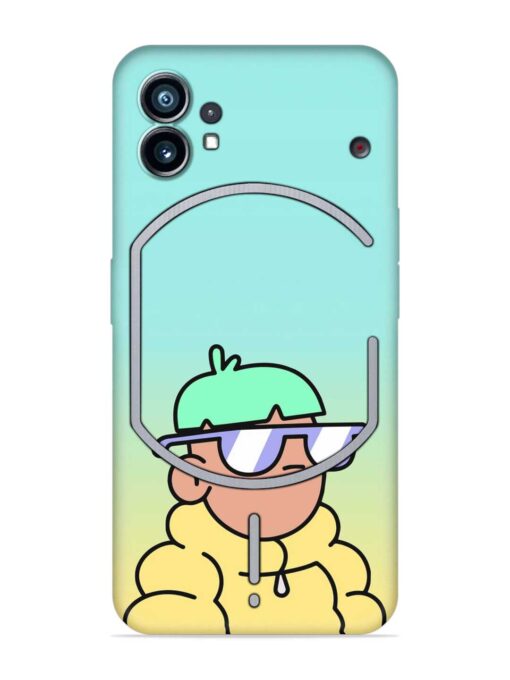 Doodles Cool Character Embossed Soft Silicone Case for Nothing Phone 1 Zapvi