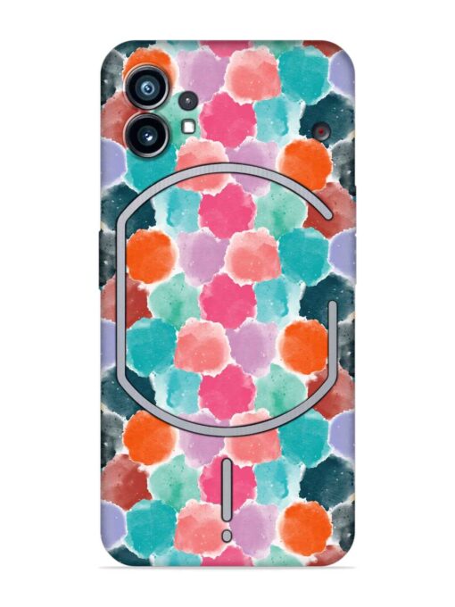 Colorful Seamless Pattern Embossed Soft Silicone Case for Nothing Phone 1 Zapvi