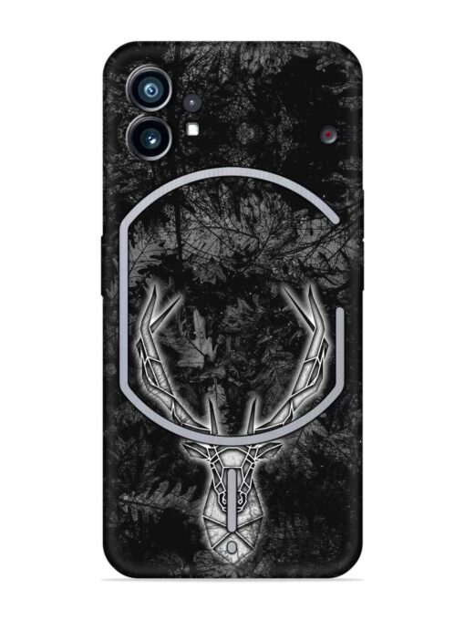 Ancient Deer Embossed Soft Silicone Case for Nothing Phone 1 Zapvi