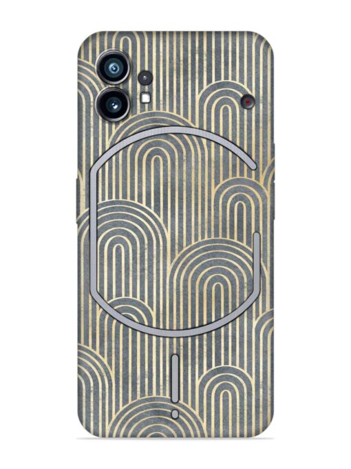 Art Deco Style Embossed Soft Silicone Case for Nothing Phone 1 Zapvi