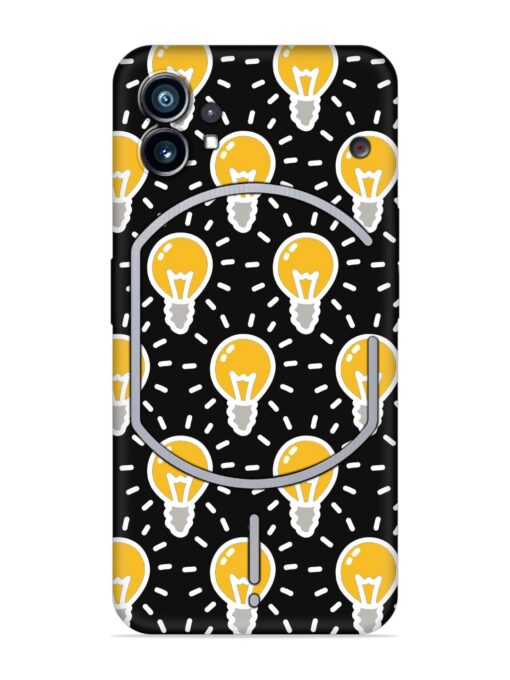 Light Bulb Seamless Embossed Soft Silicone Case for Nothing Phone 1 Zapvi