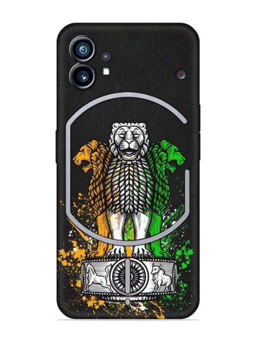 Pillars Of Ashoka Embossed Soft Silicone Case for Nothing Phone 1 Zapvi