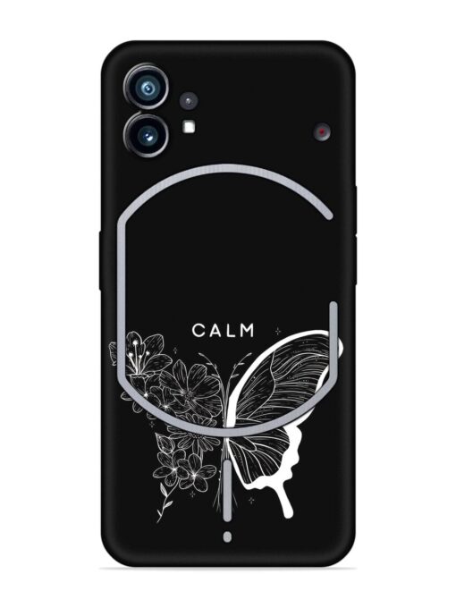 Calm Embossed Soft Silicone Case for Nothing Phone 1 Zapvi