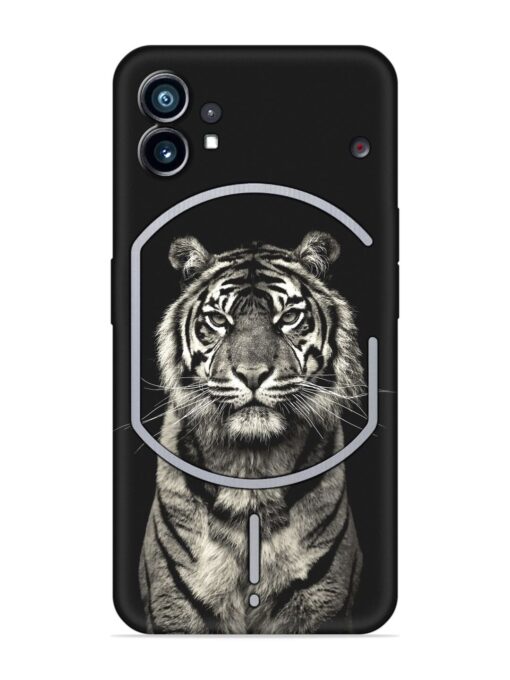 Tiger Art Embossed Soft Silicone Case for Nothing Phone 1 Zapvi