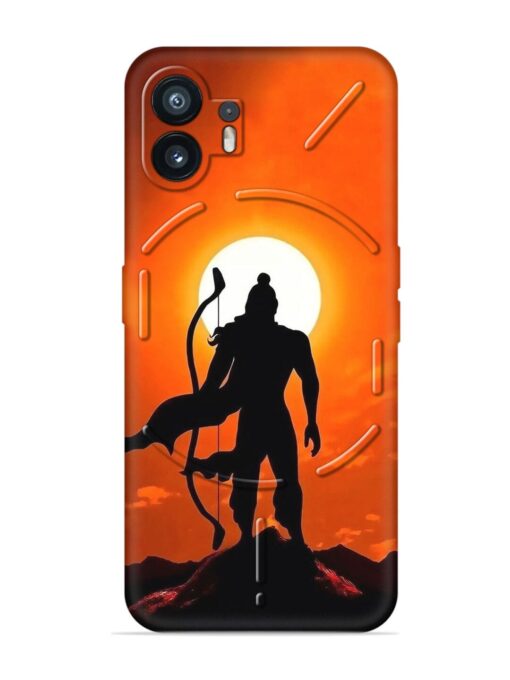 Shree Ram Embossed Soft Silicone Case for Nothing Phone 2 Zapvi