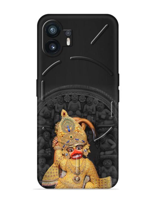 Indian Gold Hanuman Embossed Soft Silicone Case for Nothing Phone 2 Zapvi