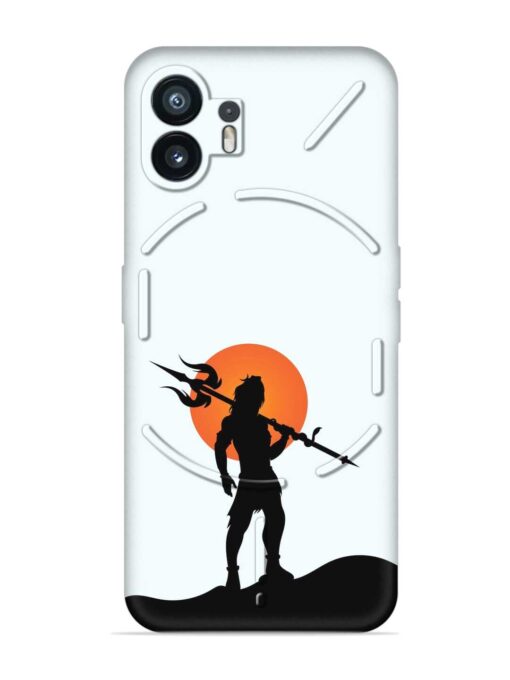 Lord Mahadev Trendy Embossed Soft Silicone Case for Nothing Phone 2 Zapvi