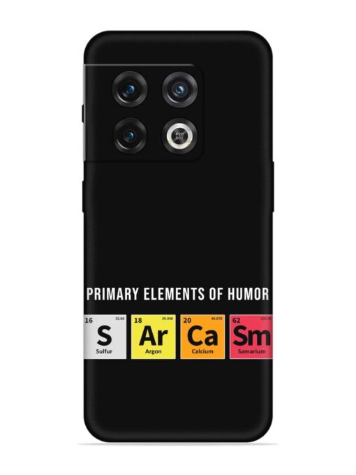 Primary Elements Humor Embossed Soft Silicone Case for Oneplus 10 Pro (5G) Zapvi