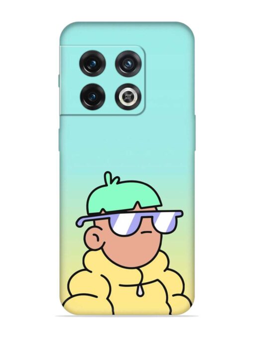 Doodles Cool Character Embossed Soft Silicone Case for Oneplus 10 Pro (5G) Zapvi