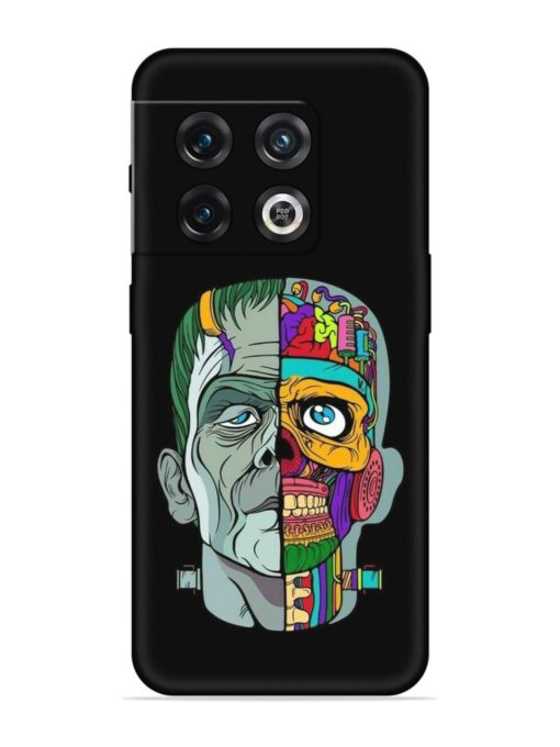 Men Vs Skull Embossed Soft Silicone Case for Oneplus 10 Pro (5G) Zapvi