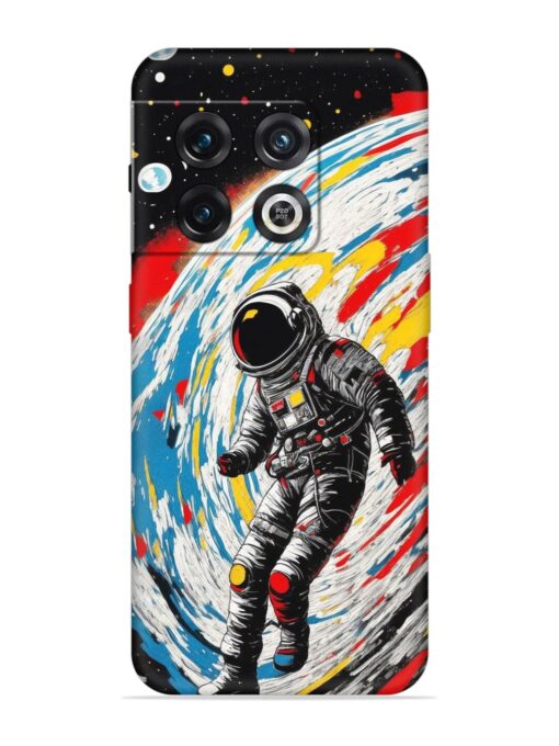 Astronaut Art Embossed Soft Silicone Case for Oneplus 10 Pro (5G) Zapvi