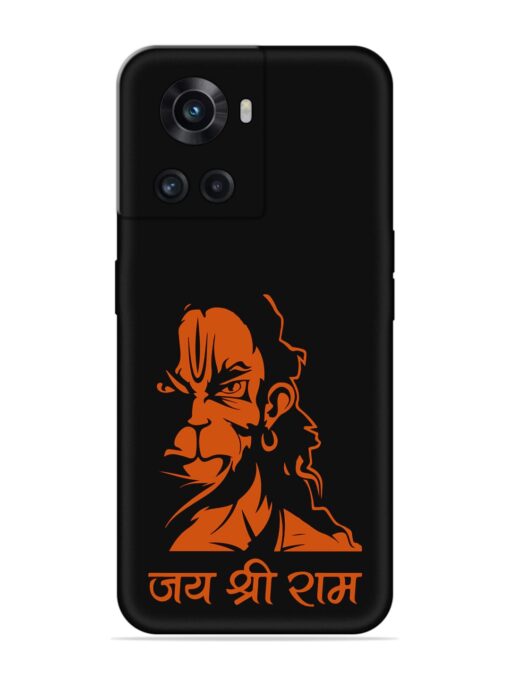 Angry Hanuman Embossed Soft Silicone Case for Oneplus 10R (5G) Zapvi