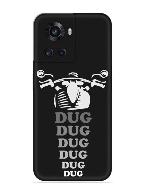 Dug Dug Dug Embossed Soft Silicone Case for Oneplus 10R (5G) Zapvi