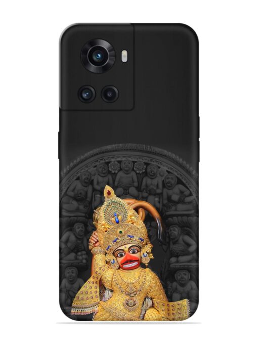 Indian Gold Hanuman Embossed Soft Silicone Case for Oneplus 10R (5G) Zapvi