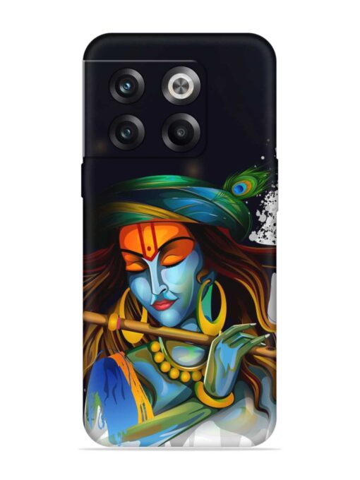 Krishna Art Embossed Soft Silicone Case for Oneplus 10T (5G) Zapvi