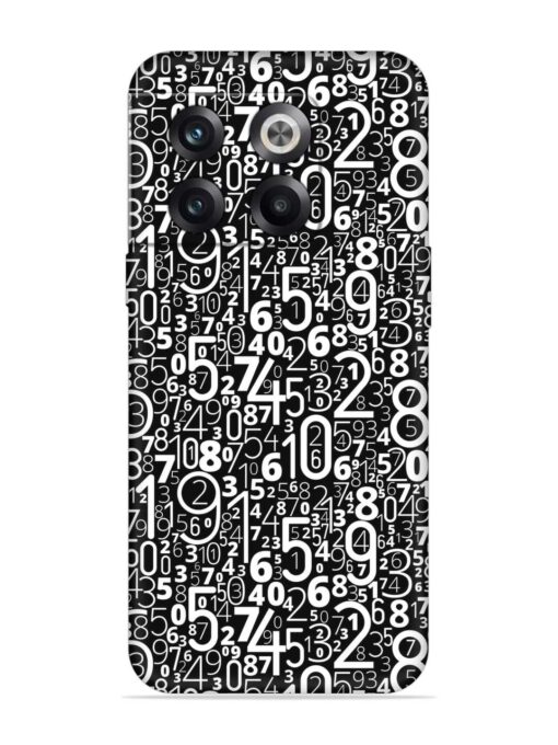 Many Numbers Different Embossed Soft Silicone Case for Oneplus 10T (5G) Zapvi