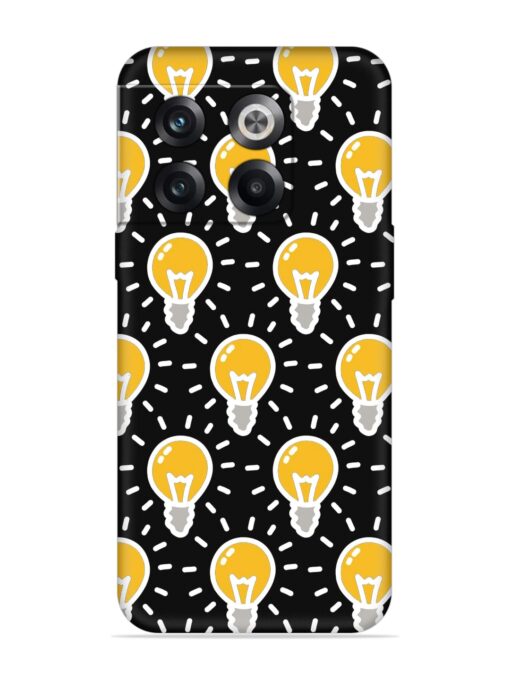 Light Bulb Seamless Embossed Soft Silicone Case for Oneplus 10T (5G) Zapvi