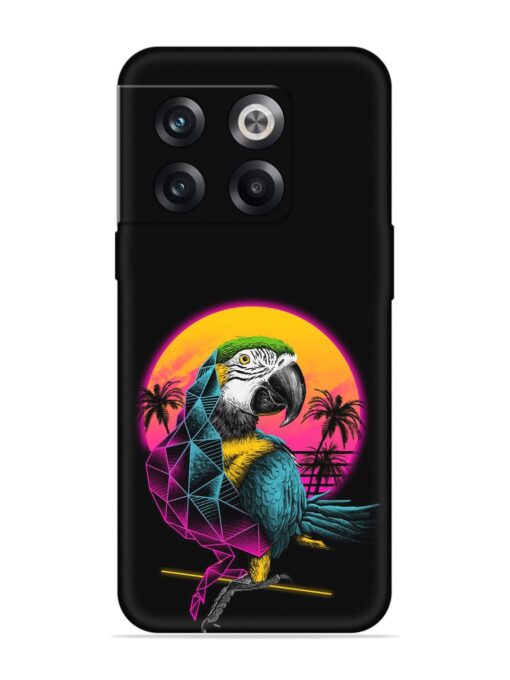 Rad Parrot Embossed Soft Silicone Case for Oneplus 10T (5G) Zapvi