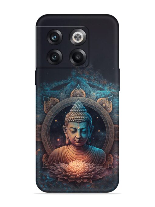 Gautam Buddha Embossed Soft Silicone Case for Oneplus 10T (5G) Zapvi