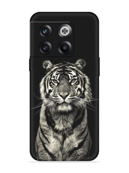 Tiger Art Embossed Soft Silicone Case for Oneplus 10T (5G) Zapvi