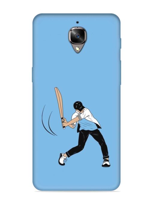 Cricket Gully Boy Embossed Soft Silicone Case for Oneplus 3 Zapvi