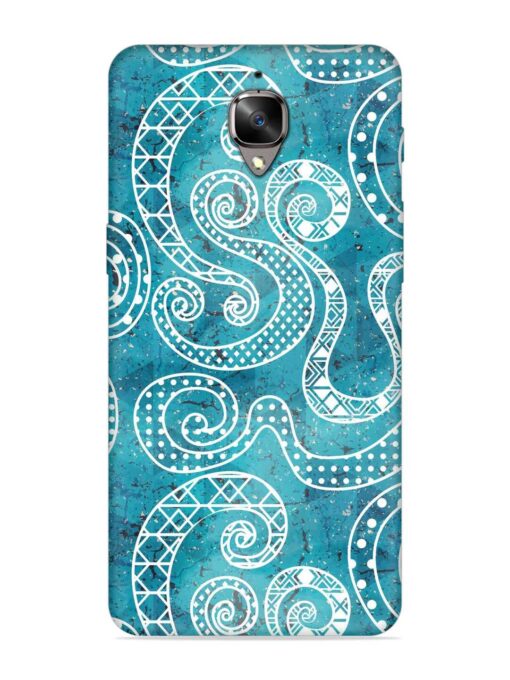 Vintage Curved Seamless Embossed Soft Silicone Case for Oneplus 3 Zapvi